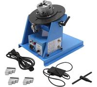 Welding Turntable Positioner with Variable Speed, 10KG Load Capacity for Grinding, Testing, and Seam Welding Applications