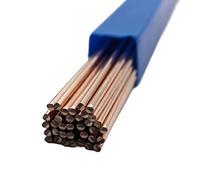 Welding Wire Refrigerator Air Conditioning Copper Brazing Phosphor Rod Round Flat Rods Wires Sticks(3x250mm 2pcs)