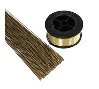 Welding Wire,Welding Rods,Brazing Rods 0.8mm/1.0mm/1.6mm/2.0mm/2.5mm/3.0mm/4.0mm/5.0mm/6.0mm Brass brazing Welding Wire rods Welding Wires for Repair Welding Brazing(Size:1.2mm x 250mm 10pcs)