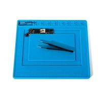 Welding Work mats 24 * 22mm Big Heat-Resistant Silicone Pad Desk Mat Electronic PCB BGA Soldering Repair Work Insulation Mat Hot Air Station Tools