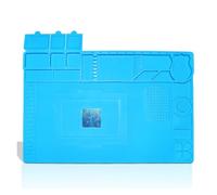 Welding Work mats Repair Workbench Silicone high Temperature Resistant Table mat Repair Insulation pad hot air Gun Soldering Station Magnetic mat