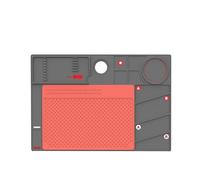 Welding Work mats RF4 ESD Heat Insulation Soldering Mat Computer Phone Repair Tool Kit Working Silicone Repair Pad Heatresistant Maintenance Platf (Color : Grey.Green)