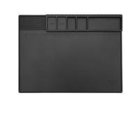 Welding Work mats Welding Mat with Magnetic Heat Insulation Working Pad Silicone Soldering Mat Soldering Work Station Pad for Phone Welding (Color : HTM-202 Black)