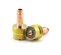 WeldingCity 2-pk Large Gas Lens Collet Body 45V64 (3/32") for TIG Welding Torch 17, 18 and 26 Series in Lincoln Miller ESAB Weldcraft CK Everlast