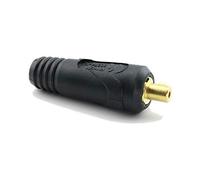 WeldingCity Gas-thru Dinse-type (25mm Small) Cable Adapter Plug Connector for Air-cooled TIG Welding Torch 9 and 17 Series