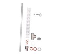 Weldless Gauge PC Tube for Brew Kettle & Keg - Stainless Steel, High Temp, Easy to Use Compact Equipment- 41cm