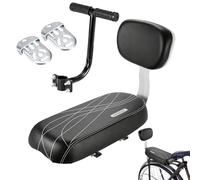 Weldphur Bicycle Rear Seat Cushion, Bicycle Rear Seat Set With Backrest And Armrest Handrail, Rears Seats Children Safety Seats Pedals Handlebar, Bicycles Rears Seate Cushion Armrest Set For Children