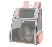 Weldphur Cat Carrier Backpack - Pet Backpack Carrier,Large-Capacity, Foldable Pet Supplies with With Removable Plush Cushion for Small Medium Puppies Kittens