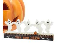 Weldphur Countdown to Halloween - Ghost Halloween Desk Decor,Sign Calendar Ornament 31 Day for Desktop Indoor Room Table Living