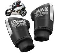 Weldphur Motorcycle Handlebar Mittens, Thickened Fleece Motorcycle Hand Warmer, Winter Cycling Gloves, Waterproof Windproof Motorbike Handlebar Gloves, Thermal Snowmobile Glove For Scooters