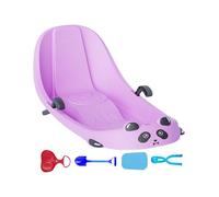 Weldphur Sleds for Snow, Winter Sport with Backrest, Sled with Built-in Brake, for Boys Girls Preschoolers Snowy Hills Park Backyard Playground