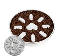 Weldphur Slow Feeder Dog Bowls | Dog Food Bowl Slow Feeder | Stainless Steel Maze Dishes Anti-Choking Food Containers for All Breeds Pets, Interactive Feeding Supplies