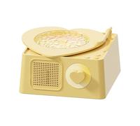 Weldphur Wireless Speaker,Wireless Music Speaker Audio Machine | Surround Sound Record Player Shape Entertainment Tool for Beach Patio Backyard Camping RV Trips