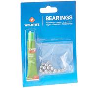 Weldtite 1/4 Inch Ball Bearings and Grease (24 Balls),Green
