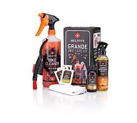 WELDTITE 6-in-1 Grande Bike Care Kit - Complete Cleaning & Maintenance Set With Bike Cleaner, Degreaser, Lube, Brushes, Wipes & Cleaning Cloth