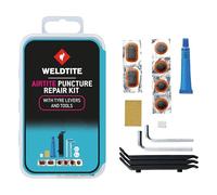 WELDTITE Airtite Bike Tyre Puncture Repair Kit for Inner Tubes - Effective and Easy to Use (Packaging may Vary)