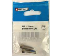 Weldtite Bike Bits M5 x 20mm Bottle Bolts x 2 WEL8020