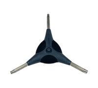 WELDTITE CYCLO Y Torx Wrench (T25 / T30 / T40) for Maintenance & Repairs | Durable, Nickel-Plated Finish, Ergonomic Grip, Multi-Size Set, Precise Performance