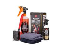 WELDTITE Deluxe 5-in-1 Bike Care Kit, Cleaner, Brushes, Cloths | 1 L Bike Cleaner, Soft Wash Brush, Ceramic Shield, Premium Cloths, Easy to Use, High Quality, Efficient Cleaning