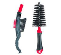 WELDTITE Cleaning Brush Set for Bikes, 1 x Sprocket Brush, 1 x Cone Brush