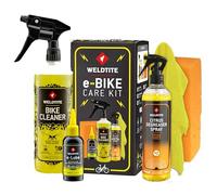 WELDTITE e-Bike Care Kit, Cleaner, e-Lube, Degreaser, Sponge & Cloth