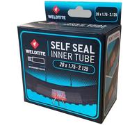 WELDTITE Self Sealing Bike Inner Tube - Reliable Puncture Protection - 20" x 1.75-2.125, Schrader Valve