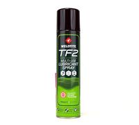 Weldtite Lubricant Spray TF2 - Ceramic, Multi-Use for Bike Bearings & Drivetrain - Black 400 ml
