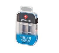 WELDTITE Tubeless Presta Valve Kit - Reliable and Durable - 2 x 55 mm, Black