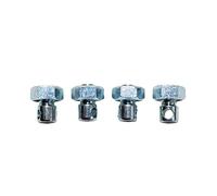Weldtite WEL8010 Mudguard Nut and Bolt - Silver
