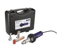 Weldy 1600W Hot Blast Torch Overlap Air Welding Gun Welder Pistol Tool Hot Air Gun(120 Voltage and flat nozzle)