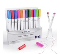 Welebar 0.4 Tip Fine Point Pens for Cricut Joy/Joy Xtra, 36 Assorted Ultimate Fine Point Pens for Writing Drawing