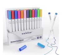 Welebar 1.0 Tip Marker Pens for Cricut Joy/Joy Xtra, 36 Assorted Medium Point Pens for Writing Drawing