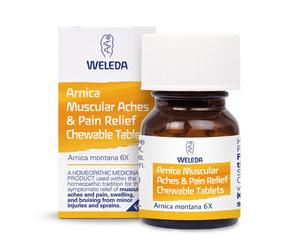Weleda Arnica 6X Tablets, Homeopathic Medicine for Accident Upset,