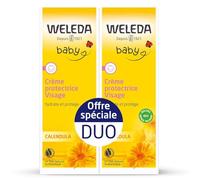 Weleda Baby Protective Cream Face Calendula 2 x 50ml