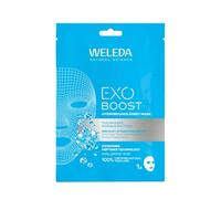 WELEDA Bio Exo Boost Hydrobounce Cloth Mask - Natural Cosmetics Moisture Face Mask with Hyaluronic Acid & Exosomes Peptides Technology for Moisture Boost & Radiant Glow (Vegan, 20 ml)