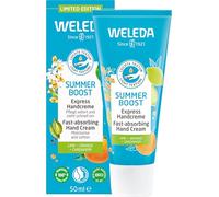 WELEDA Bio Summer Boost Express Hand Cream - Limited Edition Natural Cosmetics Hand Care Cream with Sesame Oil & Beeswax. Hand Lotion with Fragrance of Lime, Orange & Cardamom for Dry Hands (1 x 50