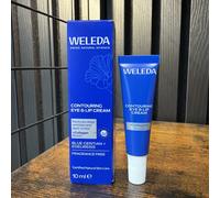Weleda Contouring Eye & Lip Cream with Blue Gentian & Edelweiss, Natural Collagen+ Active Complex, Reduces Wrinkles & Dark Circles, Fragrance Free, Vegan, 10ml