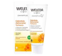 Weleda Calendula Toothpaste, Fluoride Free, Sensitive Gums, Antibacterial, SLS Free, Certified Natural, Organic, Vegan, Mint-Free, Fennel Flavour, 75ml