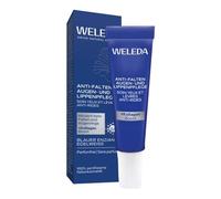 Weleda Contouring Eye & Lip Cream with Blue Gentian & Edelweiss, Natural Collagen+ Active Complex, Reduces Wrinkles & Dark Circles, Fragrance Free, Vegan, 10ml