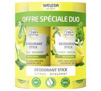Weleda Deodorant Stick Citrus Bergamot Pack of 2 x 50g