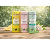 Weleda Deodorant Stick Citrus | Sensitive | Eucalyptus | No Alcohol Pack of 3