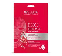 Weleda EXO BOOST Glow Sheet Mask firming Face Mask - Pomegranate & Maca Peptides 20 ml