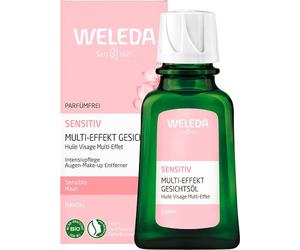 WELEDA Facial-care Intensive-careNatural, fragrance-free oil with 3 ingredients for soothed skin and eye make-up removalSensitive Multi-Effect Facial Oil Almond