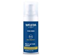 Weleda 5in1 Age Protect Multi-Action Serum for Men, Facial Serum, Oil-Free Non-Greasy, Reduce Wrinkles, 24hr Moisturiser, Natural, Organic, Vegan, 30ml