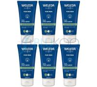 Weleda Men's 2 in 1 Face & Beard Wash Gel - 100ml(Pack of 6)