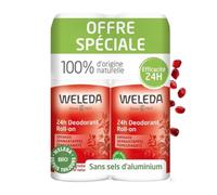Weleda Pomegranate Deodorant Roll-on 24H 2 x 50ml