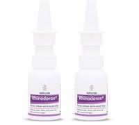 Weleda Rhinodoron Nasal Spray with Aloe Vera, for Dry Nasal Passages, 100% Certified Natural Saline Solution, Moisturising, 20ml (Pack of 2)