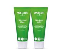 Weleda Skin Food Light Twin Pack, Dry Skin Moisturiser, Moisturising Cream & Primer, Face & Body, For Men & Women, Multiple Uses, 100% Certified Natural, Organic, 2 x 75ml