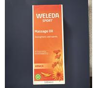 WELEDA Organic Arnica Massage Oil 200 ml - Nourishing Natural Cosmetics Body Oil for Tension and Cramps of The Muscles. Ideal for Before and Afte