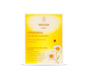 Weleda Teething Granules for Baby with Chamomilla, Baby Teething, Teething Pain, Homeopathic Medicinal Product, Vegan, 15g